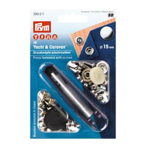 Prym Druckknöpfe Yacht & Caravan 15 mm silber
