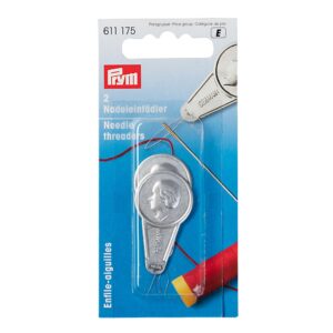 Prym Nadeleinfädler silberfarbig, 2 Stück