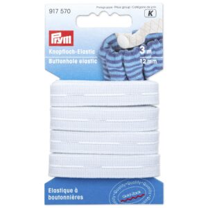 Prym Knopfloch-Elastic, 3 m, 12 mm