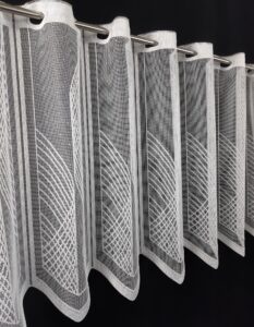 Jaquard Panneaux 45, 90 und 120 cm hoch, weiß