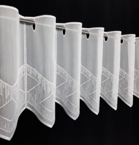 Panneau 30, 45 und 55 cm hoch, weiß/taupe 100 % Polyester