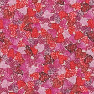 Patchworkstoff 100 % Baumwolle QT fabrics Love Struck