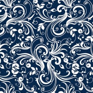 Patchworkstoff 100 % Baumwolle Blue Rhapsody