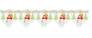 Stangendeko Schneemann 16 cm hoch